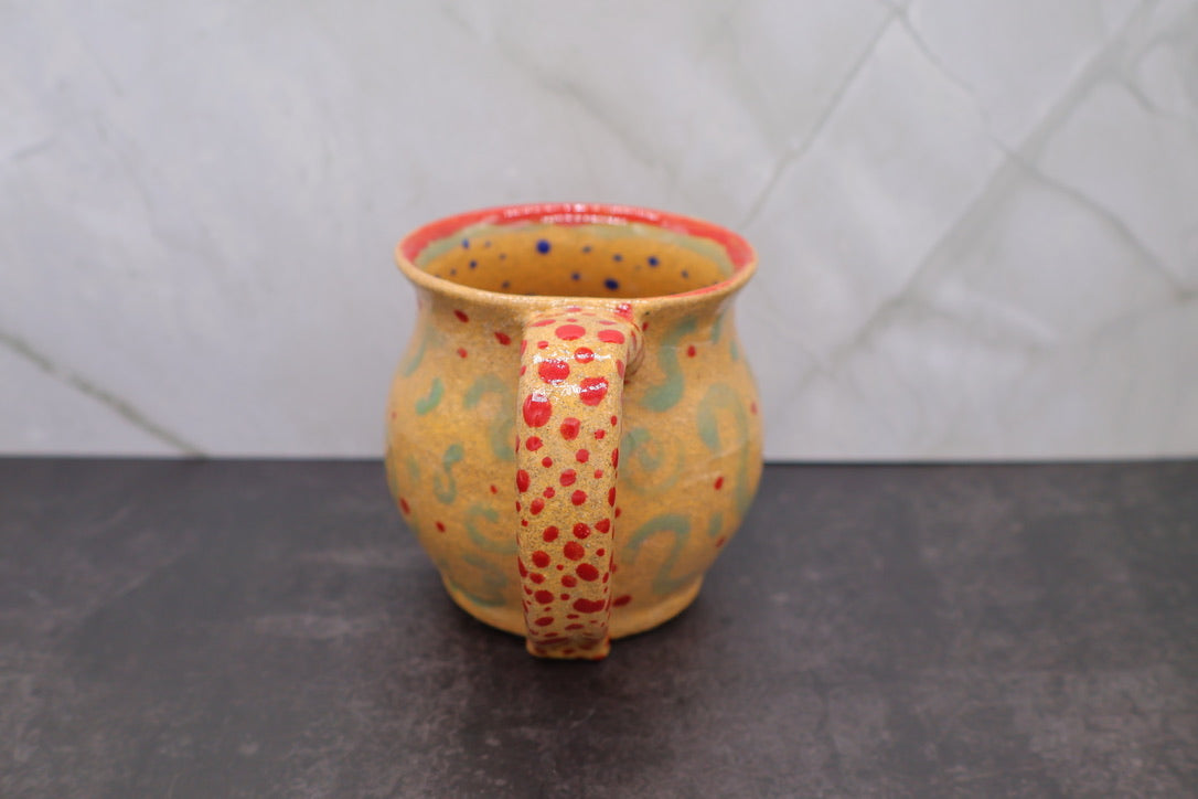 Holiday Swirl Dot Mug — 6.5 oz