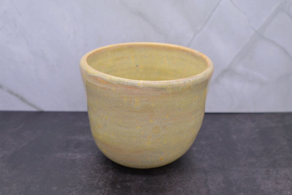 Butter Yellow Handleless Mug or Small Bowl — 11 oz