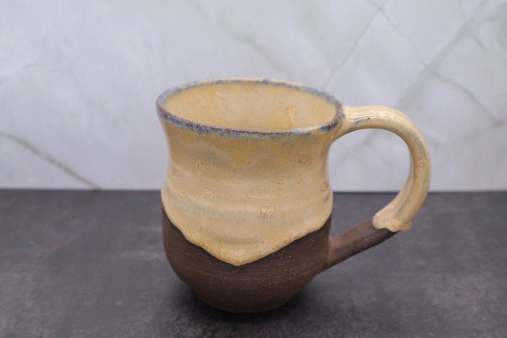 Buttercream on Dark Clay Mug — 10 oz