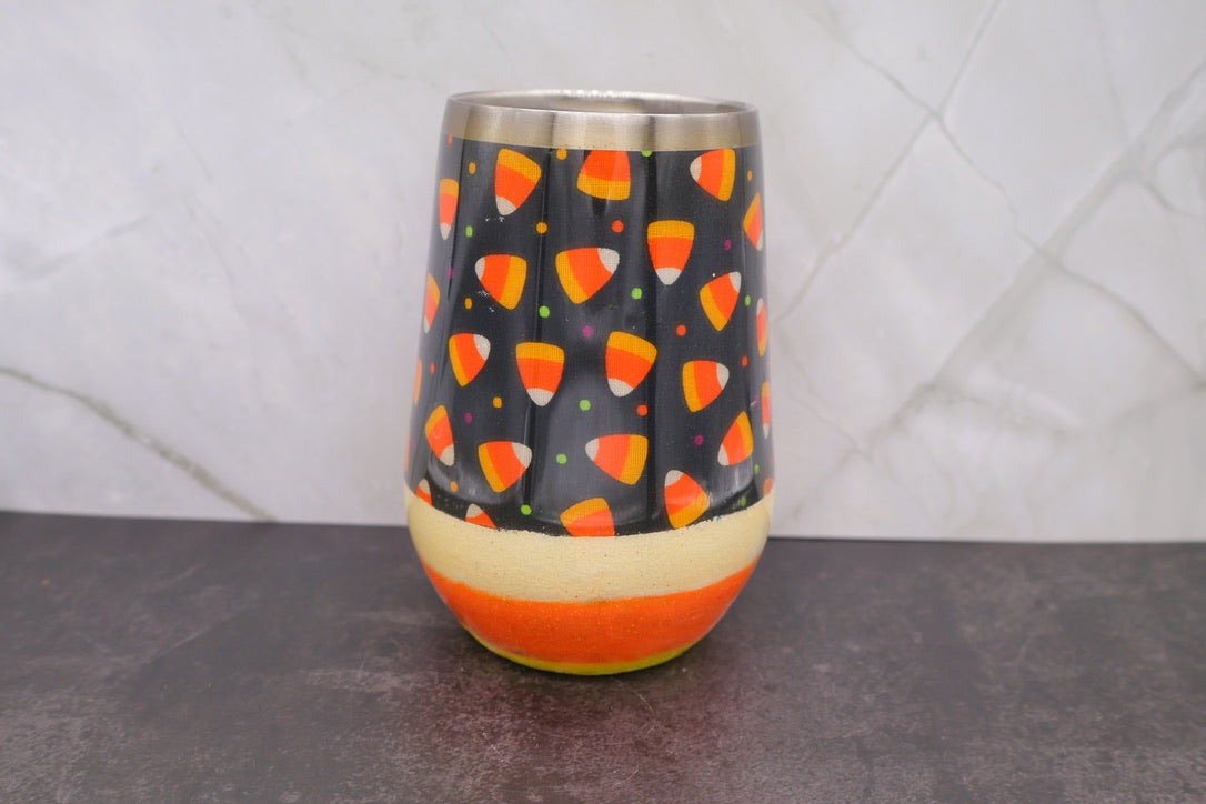 Candy Corn Stemless — 12 oz