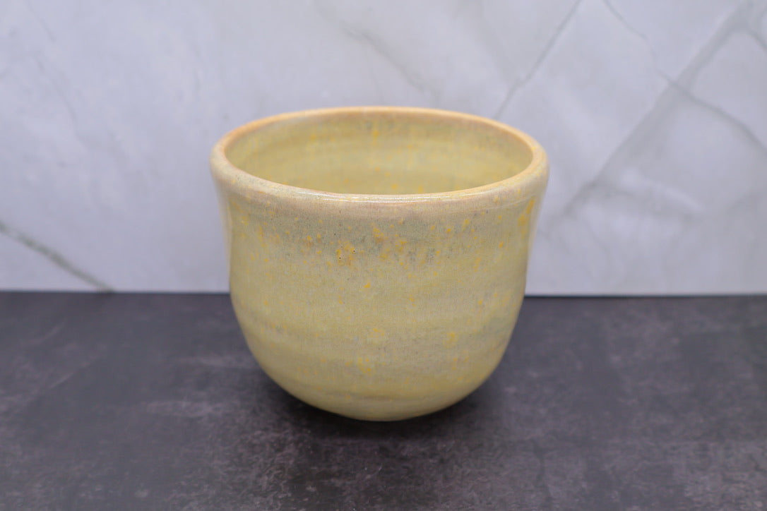 Butter Yellow Handleless Mug or Small Bowl — 11 oz