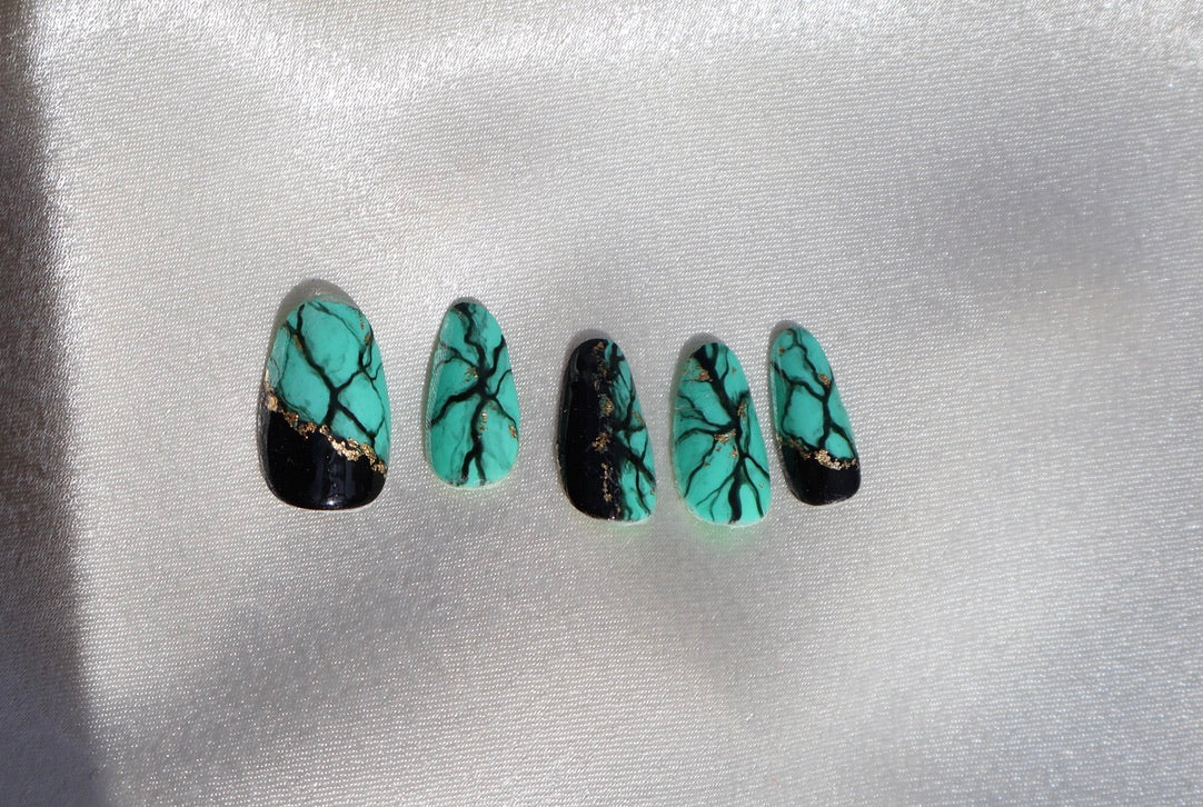 Turquoise & Gold Set — Design 015