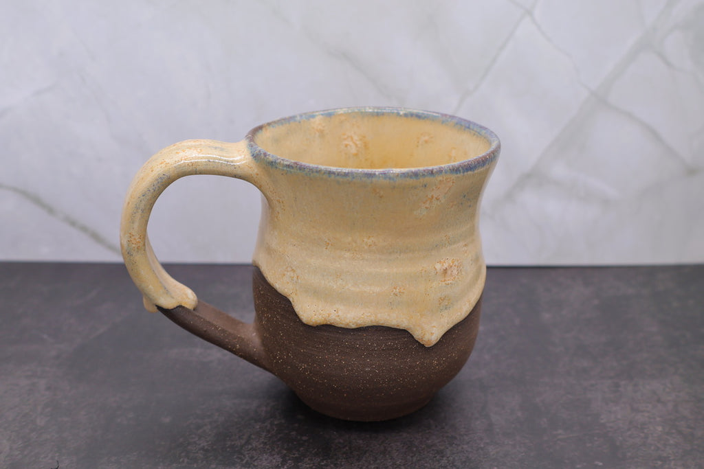 Buttercream on Dark Clay Mug — 10 oz
