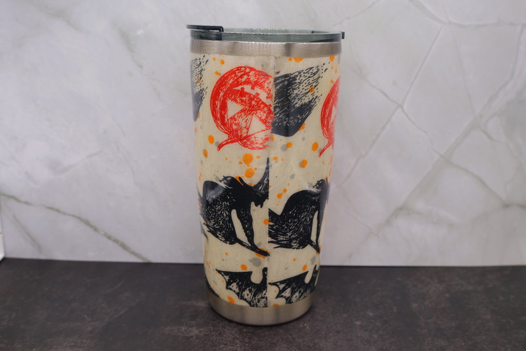 Folk Art Halloween Tumbler — 20 oz