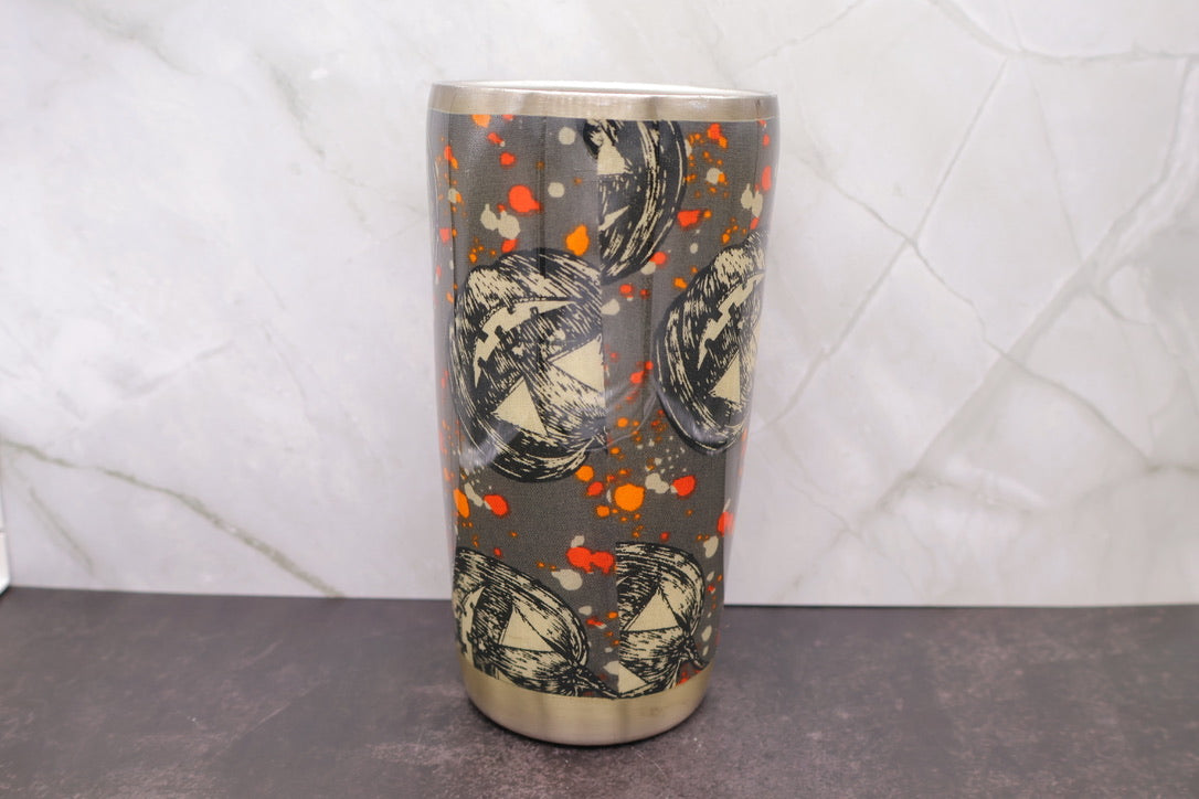 Sketched Pumpkin Tumbler — 20 oz