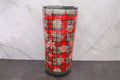 Plaid Snowflake Tumbler — 20 oz